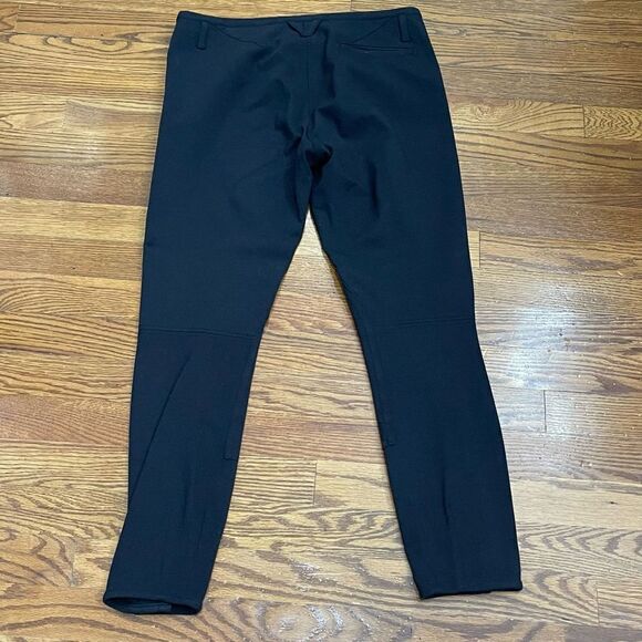 3.1 Philip Lim Black Ponte Knit Pants - Picture 2 of 5